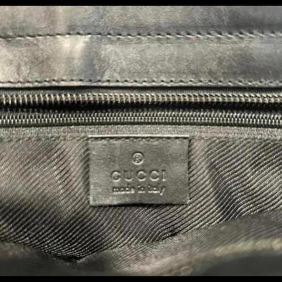 Gucci Vintage GG Web Canvas & Leather Tote Bag (GGXX134) - Picture 8 of 10